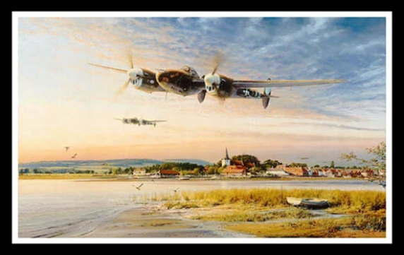 Coming in Over the Estuary ~ Robert Taylor
