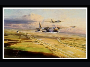 Canberras Over Cambridgeshire ~ Robert Taylor